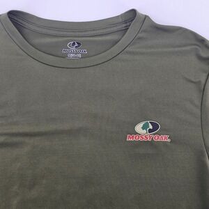 Mossy Oak Graphic T-Shirt Mens Medium Green Short Sleeve Performance